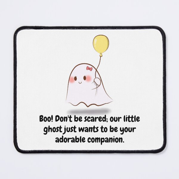Item preview, Boo! Don't be scared; our little ghost just wants to be your adorable companion. designed and sold by Nokart.