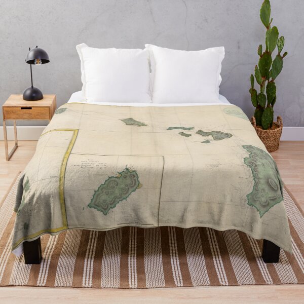 Item preview, Vintage Map of Hawaii (1798)  designed and sold by BravuraMedia.