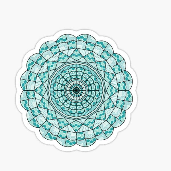 Turquoise Sticker