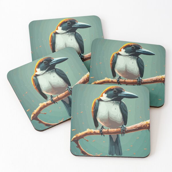 Item preview, Cute Butcherbird on a branch, Australia bird Classic T-Shirt designed and sold by lemamis.