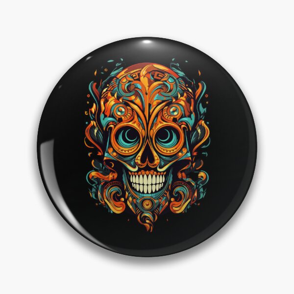 Item preview, Orange Skull v4 designed and sold by Rusty-Angel.