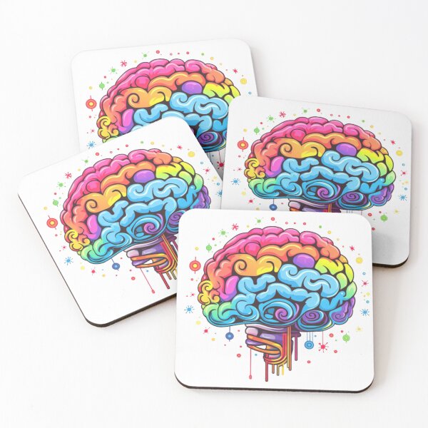 Item preview, Colorful brain  designed and sold by Coloredroad.