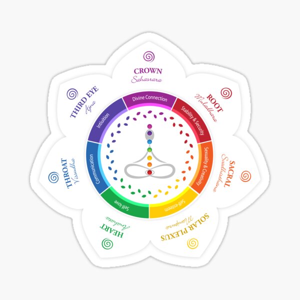 Mini Chakra Stickers Meditation Sticker, Spiritual Sticker, Rollerball  Sticker, Seven Chakras, Heart Chakra, Sacral Chakra 293A 