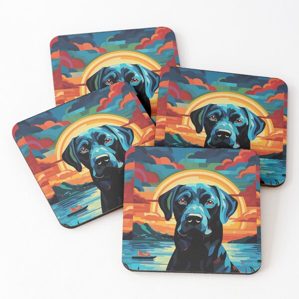 Item preview, Labrador at sunset designed and sold by Inky-Spiration.