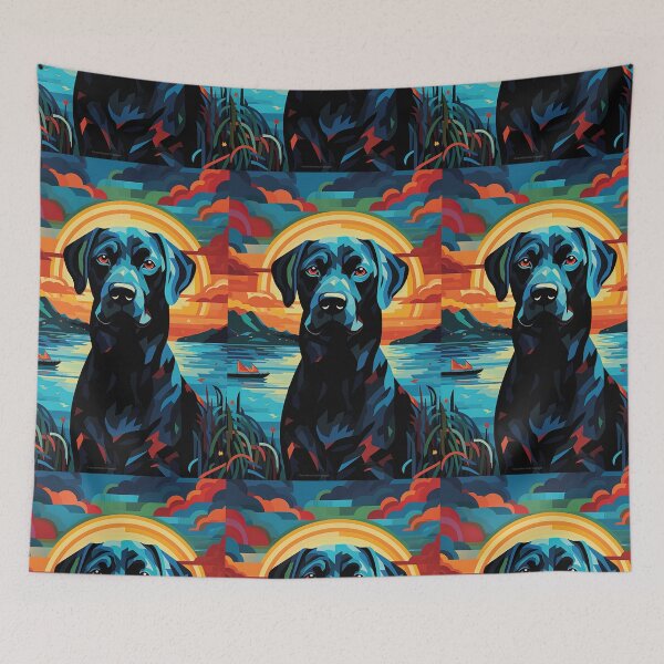 Item preview, Labrador at sunset designed and sold by Inky-Spiration.
