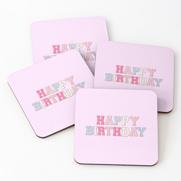 Item preview, Preppy Patch Happy Birthday designed and sold by gdm123.