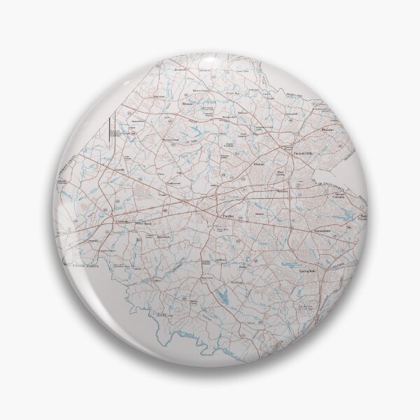 Item preview, Fairfax VA Map (1981) Northern Virginia Regional Atlas designed and sold by BravuraMedia.