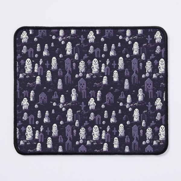 Item preview, Ghosts in a Graveyard 8-Bit Pattern designed and sold by SowCow.