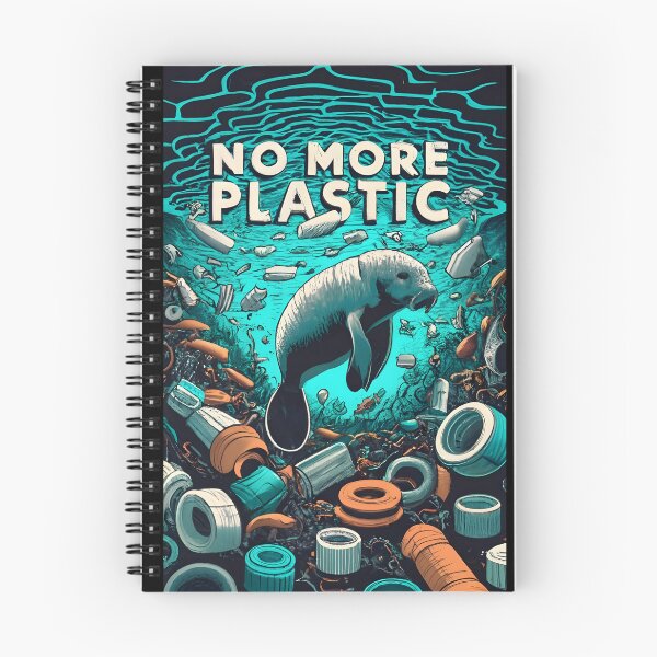 Item preview, No More Plastic - Save the Manatee designed and sold by SandbarTees.