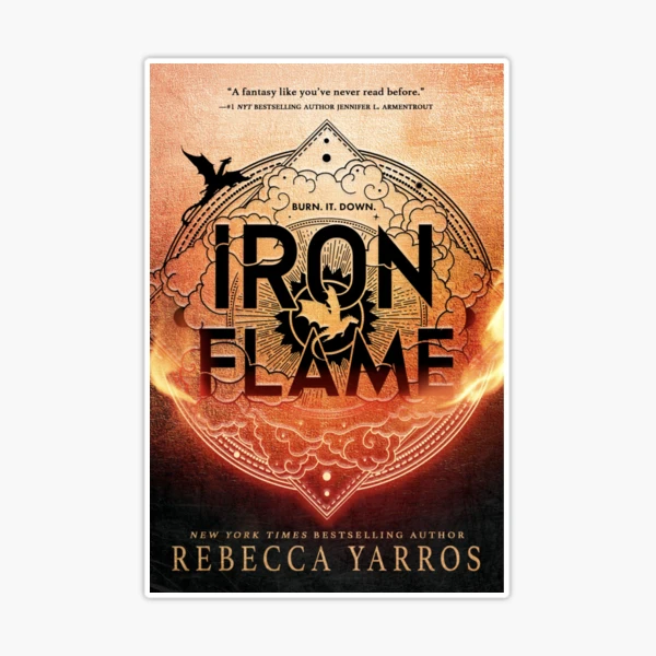 Iron Flame Rebecca Yarros Fourth Wing book cover
