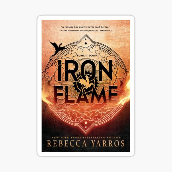 Iron Flame Rebecca Yarros Fourth Wing book cover