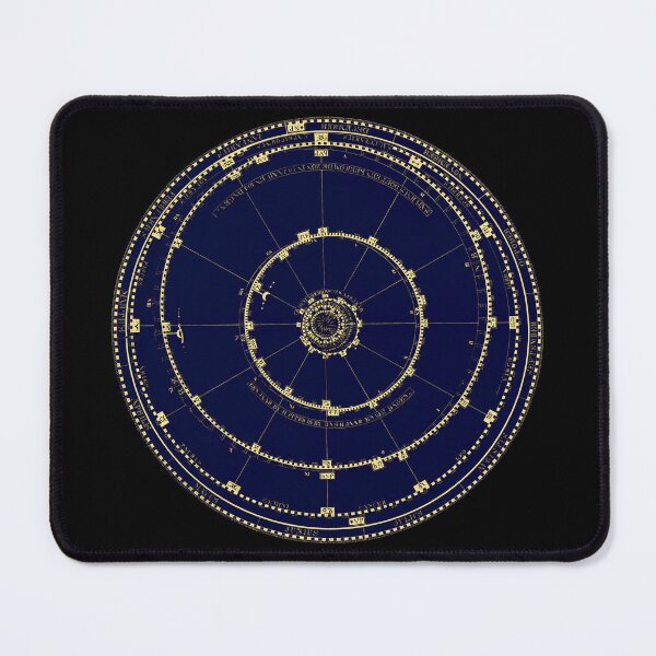 Item preview, 1824 Solar System, Dark Blue and Gold designed and sold by ViscountBlip.