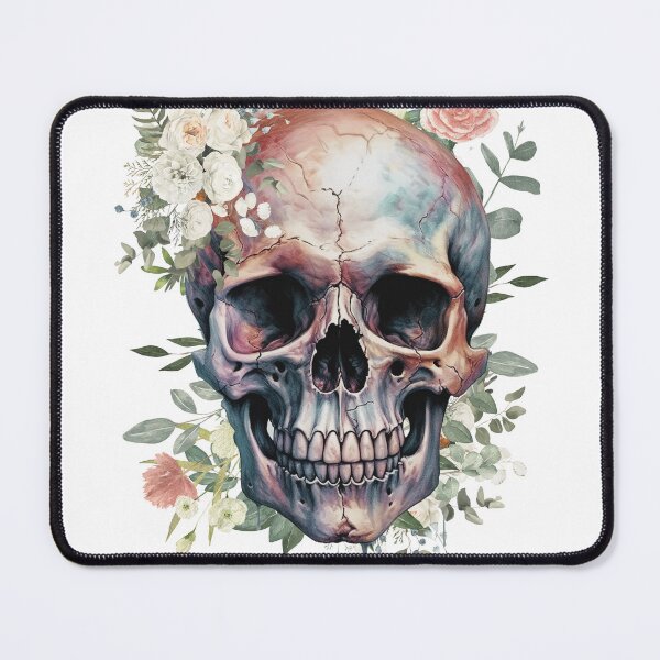 Item preview, Botanical skull designed and sold by MJGstudio.