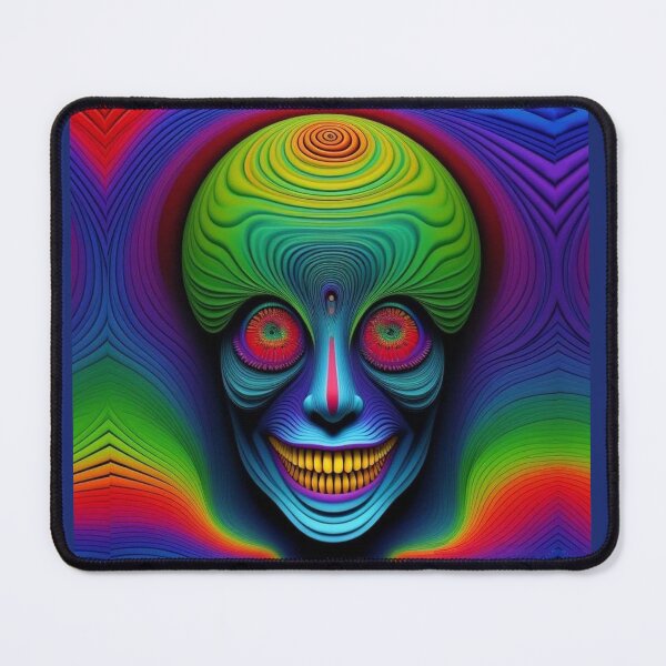 Item preview, Halloween rainbow skull on rainbow background designed and sold by JaroDesign2023.