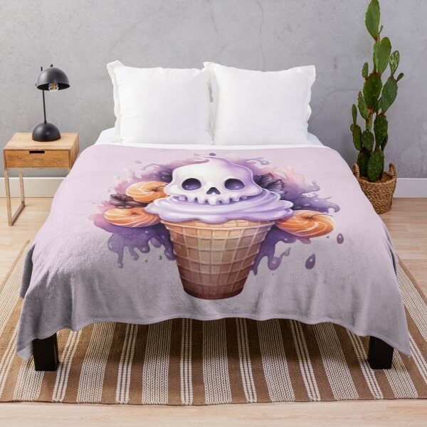 Item preview, Skull Ghost Ice Cream designed and sold by kawaiistudio.