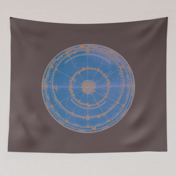 Item preview, 1824 Solar System, Blue and Orange designed and sold by ViscountBlip.
