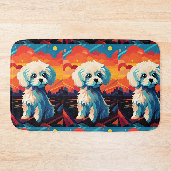 Item preview, Maltipoo at sunset designed and sold by Inky-Spiration.