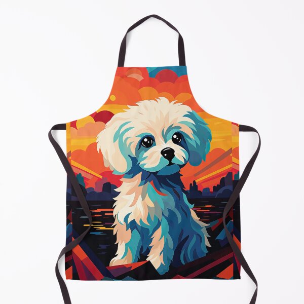 Item preview, Maltipoo at sunset designed and sold by Inky-Spiration.