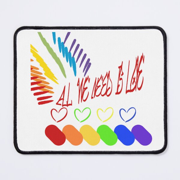 Item preview, A rainbow colors of All we need is love T-Shirt designed and sold by lemamis.