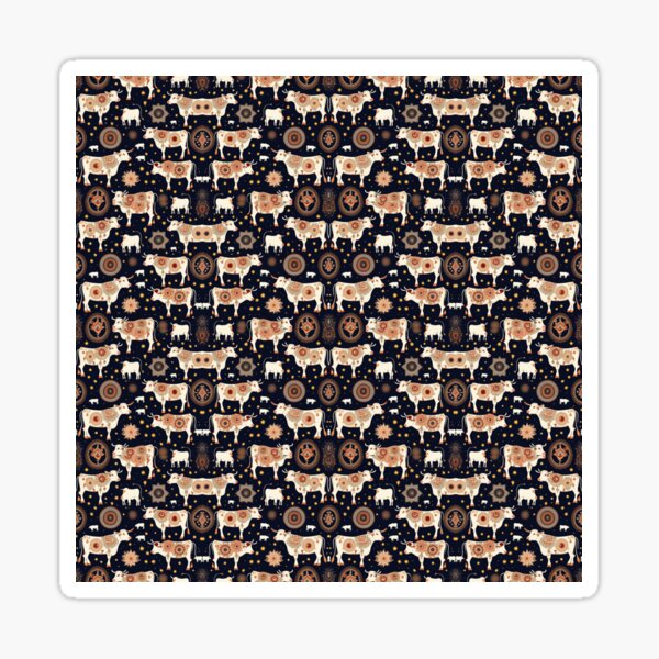 India cow dessin Sticker