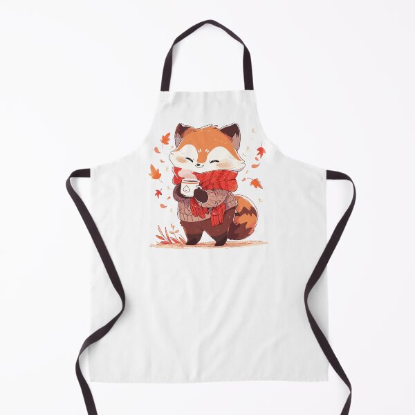 Item preview, Fall Red Panda with Hot Drink designed and sold by KIBBYKO.