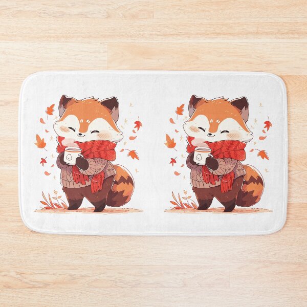 Item preview, Fall Red Panda with Hot Drink designed and sold by KIBBYKO.