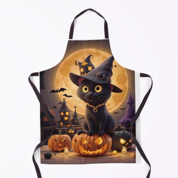 Item preview, Witchy Whiskers - Unleash the Magic of Halloween designed and sold by redtrendy.
