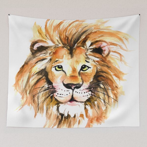 Item preview, Lion head designed and sold by CorneliaPilz.