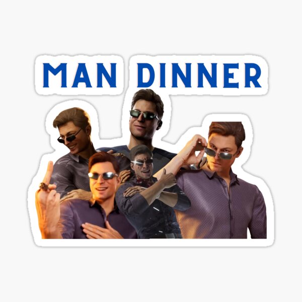 Item preview, Johnny Cage: Man Dinner  designed and sold by peaches-rey.