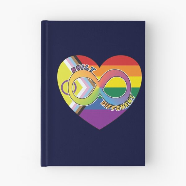 Item preview, Built Different | Neurodivergent + Progress Pride designed and sold by Cryptid-Ohio.