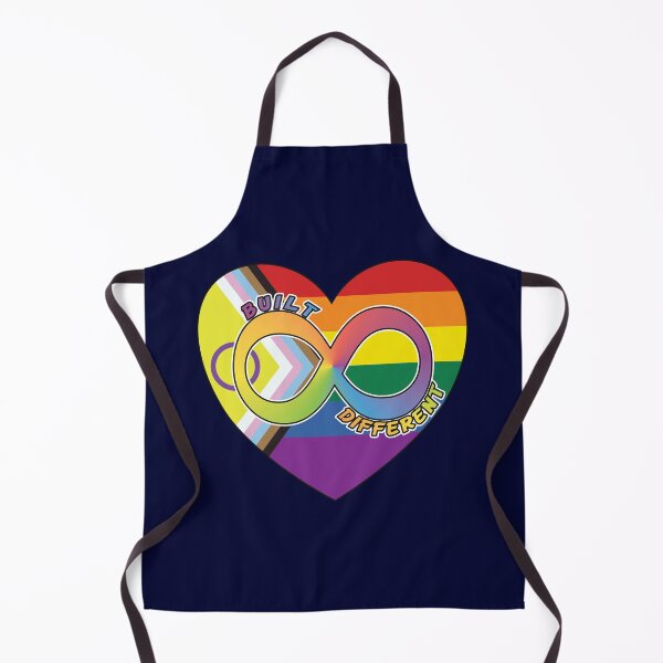 Item preview, Built Different | Neurodivergent + Progress Pride designed and sold by Cryptid-Ohio.