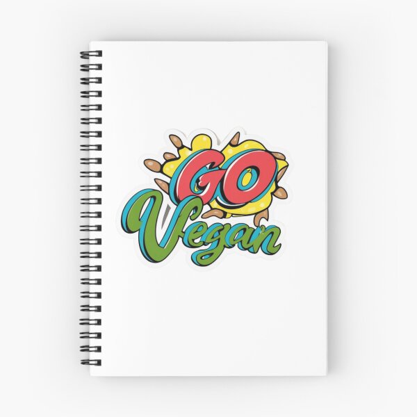 Item preview, Go Vegan - Spread the Plant-Powered Message!" designed and sold by Tincanninja.