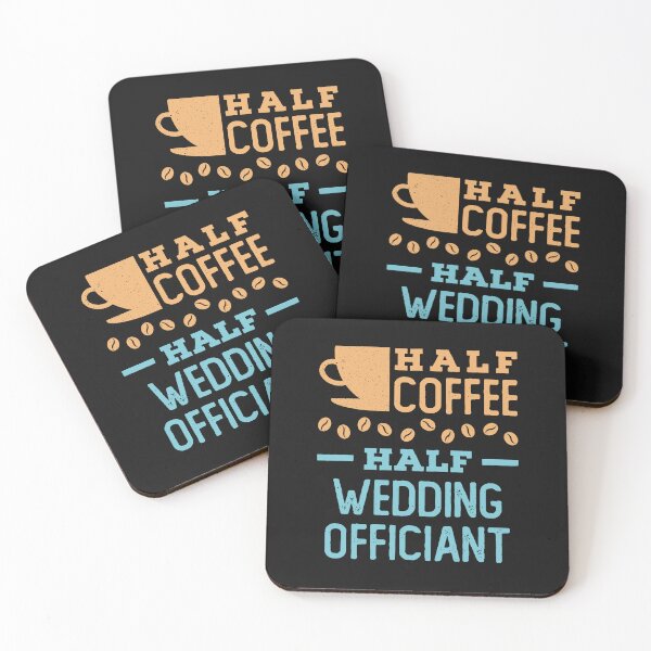 Item preview, Half Coffee Half Wedding Officiant designed and sold by jaygo.