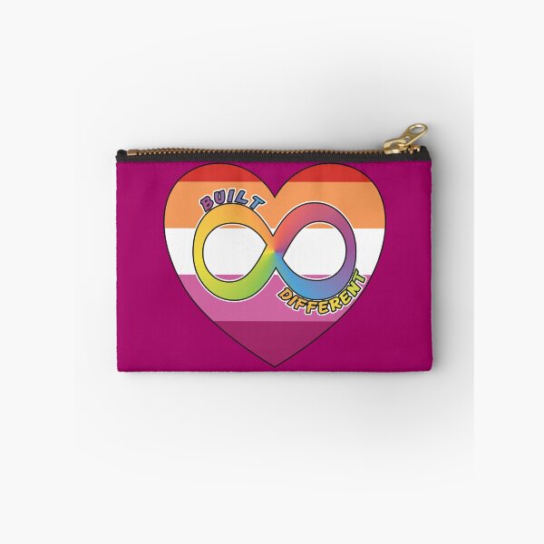 Item preview, Built Different | Neurodivergent + Lesbian Pride designed and sold by Cryptid-Ohio.