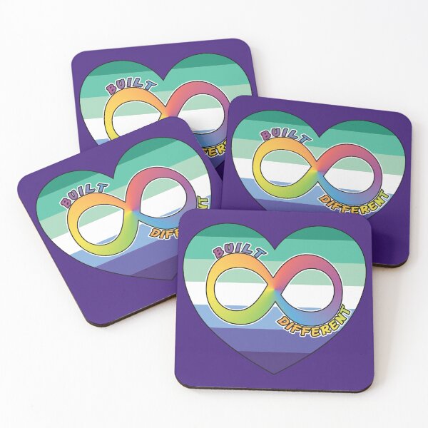 Item preview, Built Different | Neurodivergent + Gay Man Pride designed and sold by Cryptid-Ohio.