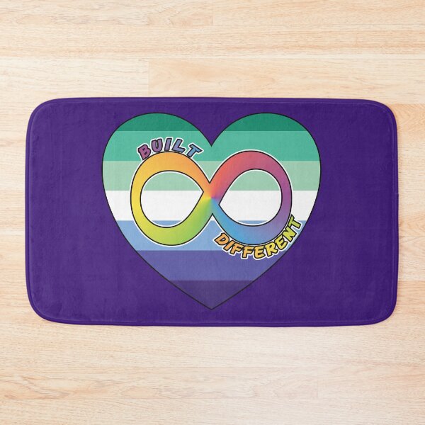 Item preview, Built Different | Neurodivergent + Gay Man Pride designed and sold by Cryptid-Ohio.