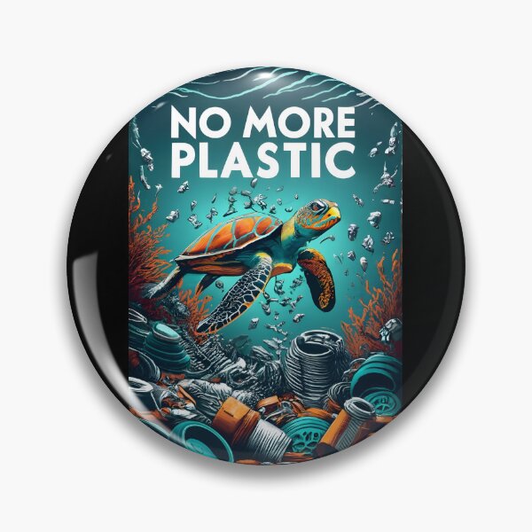 Item preview, No More Plastic - Save the Sea Turtles designed and sold by SandbarTees.