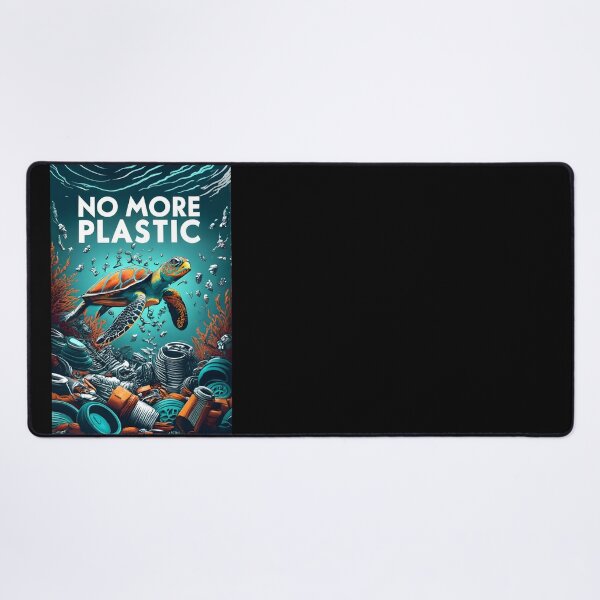 Item preview, No More Plastic - Save the Sea Turtles designed and sold by SandbarTees.
