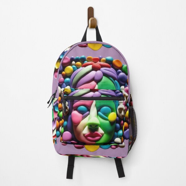 Item preview, Mask of a woman made of colored plasticine designed and sold by JaroDesign2023.