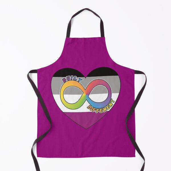 Item preview, Built Different | Neurodivergent + Asexual Pride designed and sold by Cryptid-Ohio.