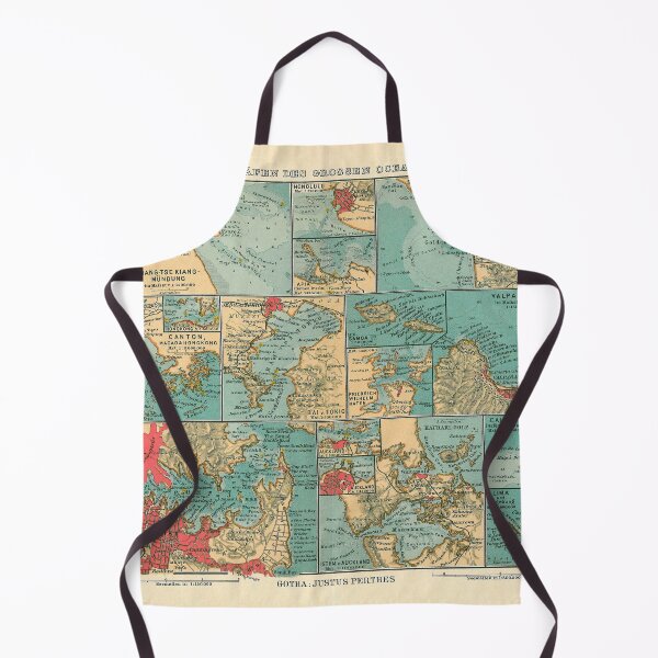 Item preview, Vintage Map of Pacific Ocean Seaports (1906) designed and sold by BravuraMedia.