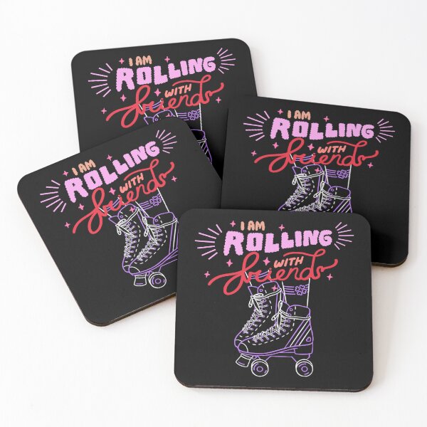 Item preview, I'm rolling with friends designed and sold by Pulse & Paws | Pop Culture Tees and Stickers.