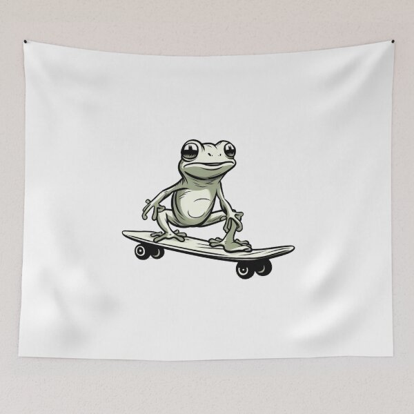 Item preview, Frog skateboarding designed and sold by PawelNature.