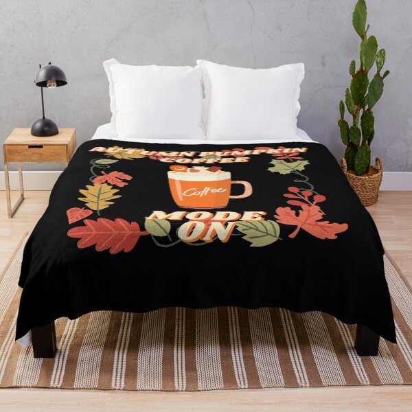 Item preview, Autumn Pumpkin Coffee Mode On - Cute Halloween Coffee Time designed and sold by SzymonC000zyArt.