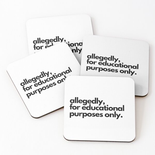 Item preview, Allegedly, for educational purposes only  designed and sold by SilverSaddleCo.
