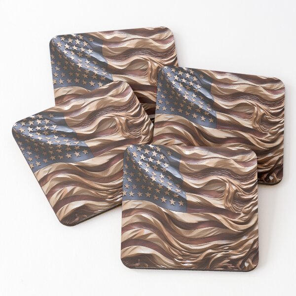 Item preview, stunning wood carving american flag designed and sold by dcrc.