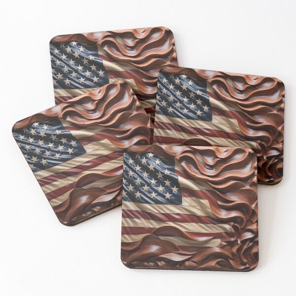 Item preview, stunning wood carving american flag designed and sold by dcrc.