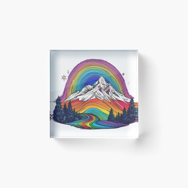 Item preview, Magic Colorful Mountain designed and sold by IvoryTowers.