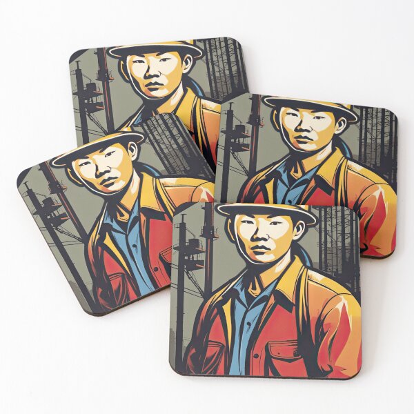 Item preview, Asian Man worker, Chinese worker, construction worker designed and sold by Bilisik.