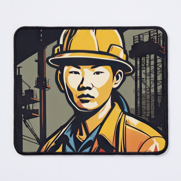 Item preview, Asian Man worker, Chinese worker, construction worker designed and sold by Bilisik.